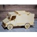 Dodávkový automobil jako model v 3D provedení	