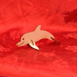 Dřevěné mini 3D puzzle - Delfín