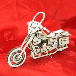 Dřevěné 3D puzzle - Motorka "Street Bike"