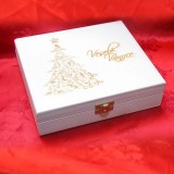 Dřevěná vánoční krabička - Stromeček