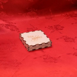 Dřevěná krabička na šperk Vše nejlepší V2